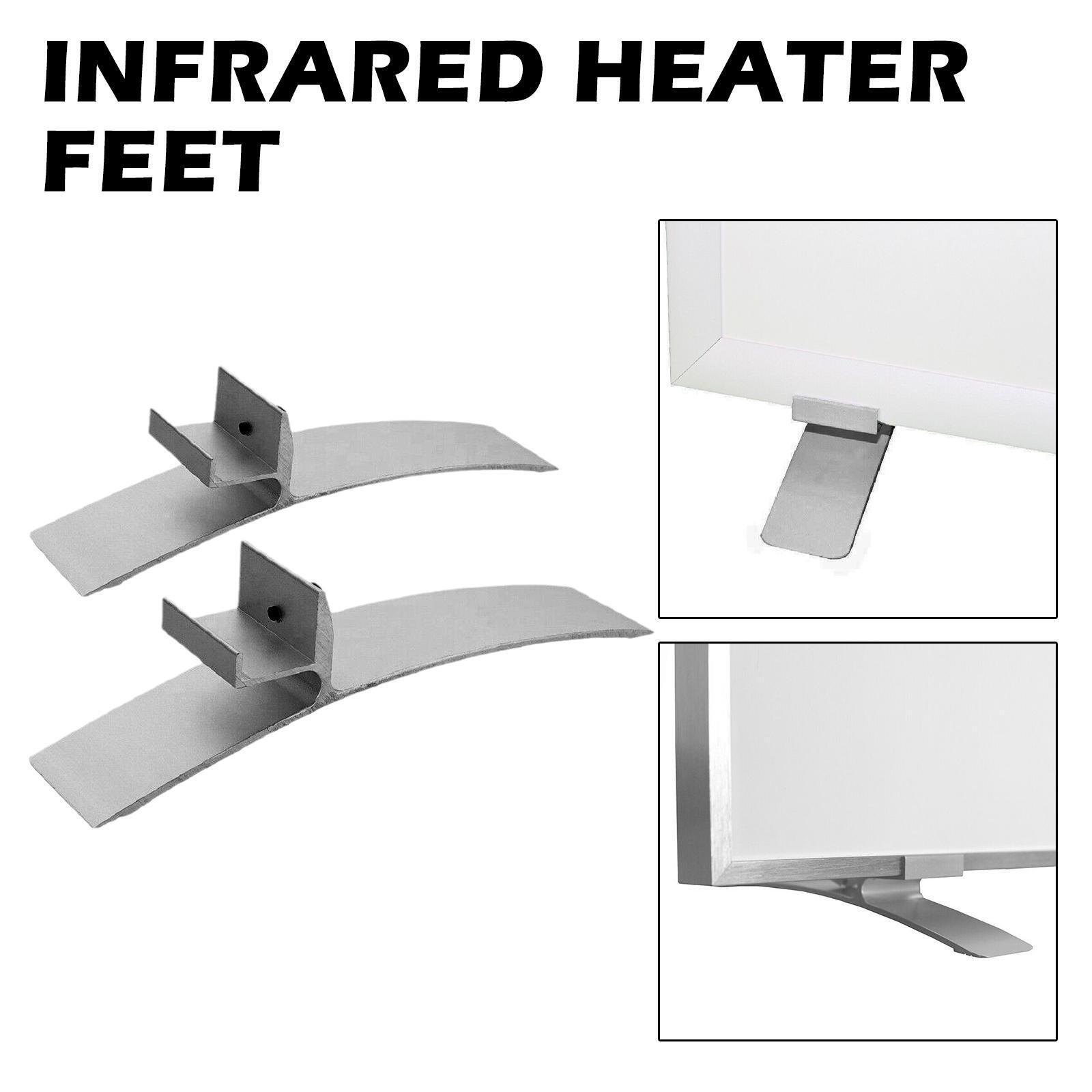 1pair Bracket Infrared Heating Panel Stand Feet Portable Infrared Heater J1c8