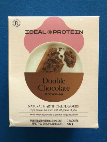 Ideal Protein Double Chocolate Brownies - 7 Packets - Exp 1/31/22 - Free Ship!