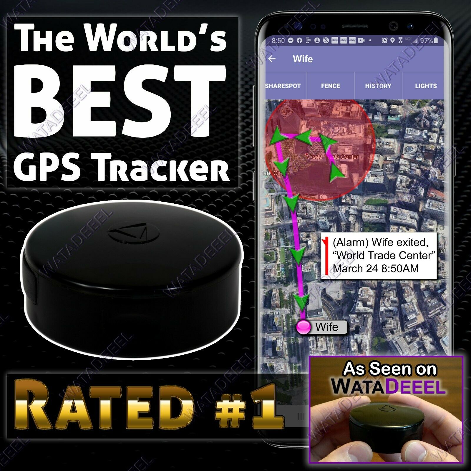 The World's Best Gps Tracker - Waterproof Vehicle Or Person Tracking Device Spy