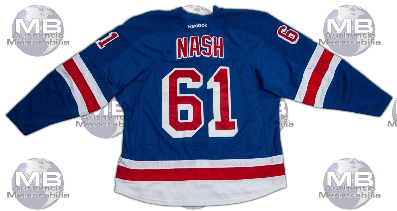 2015-2016 Rick Nash Game Used New York Rangers Home Jersey Steiner Loa (235051)