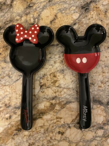 New Mickey And Minnie Spoon Rests