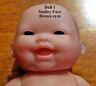 5" Inch Baby Doll Berenguer Brown Eyes Smiley Face Lot Of Love Fast Shipping!
