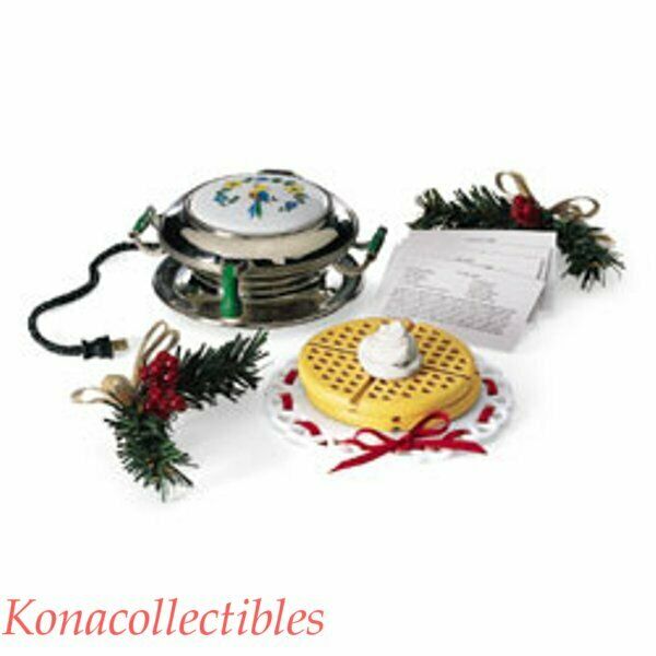 American Girl Kit S Christmas Waffle Iron New!