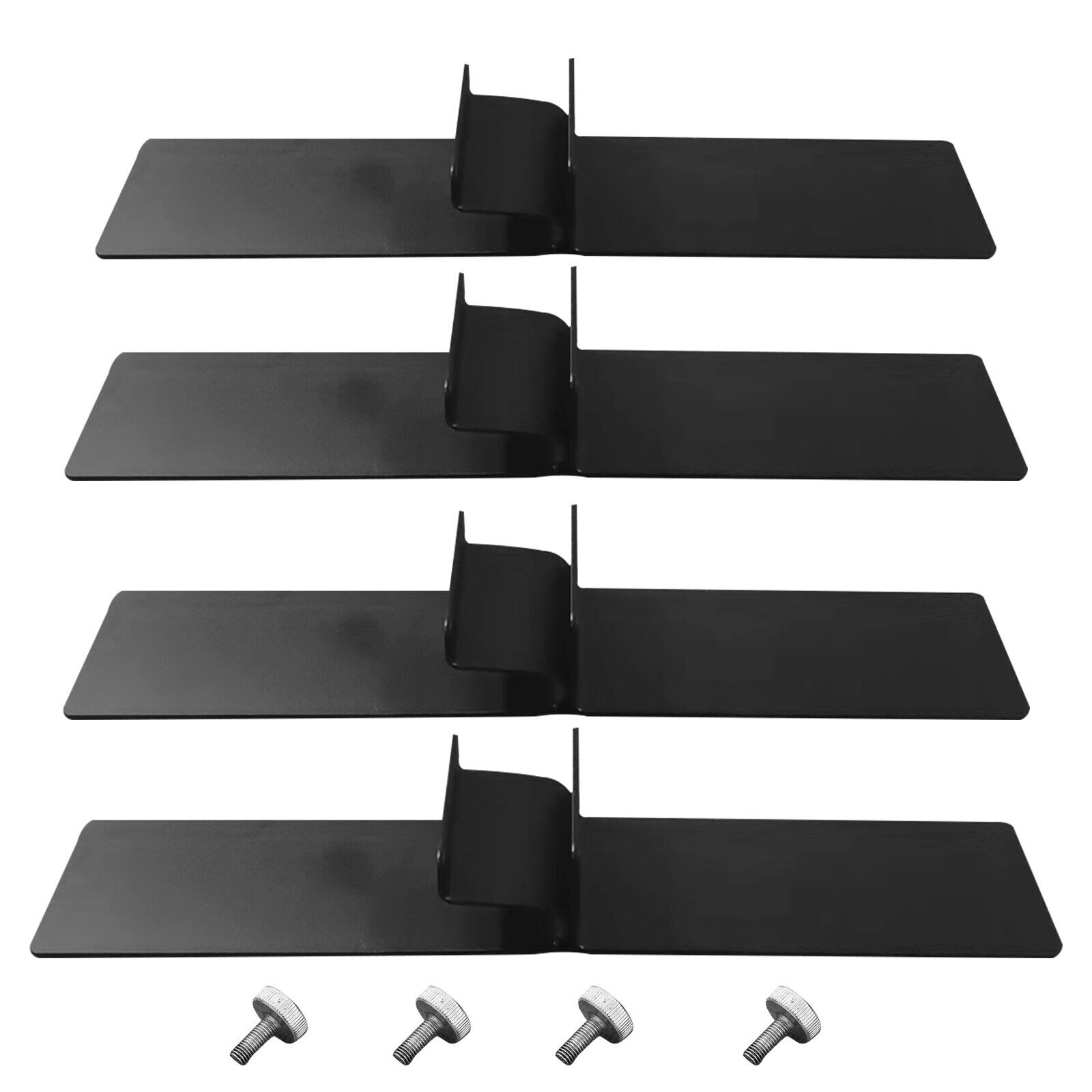 4x Infrared Heating Panel Stand Feet Infrared Heater Iron Stand Legs Tools Set