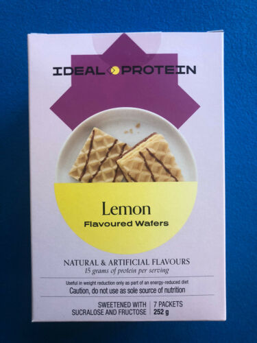 Ideal Protein Lemon Flavoured Wafers - 7 Packets - Exp 5/31/22 - Free Shipping!