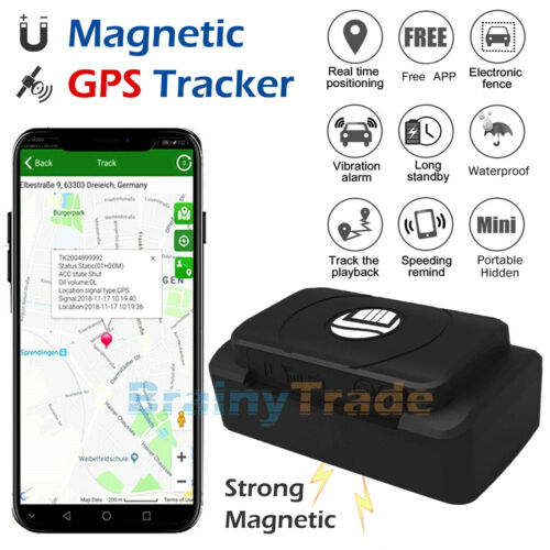 Hidden Magnetic Gps Vehicle Tracker Gsm/gprs Real Time Car Truck Tracking Device