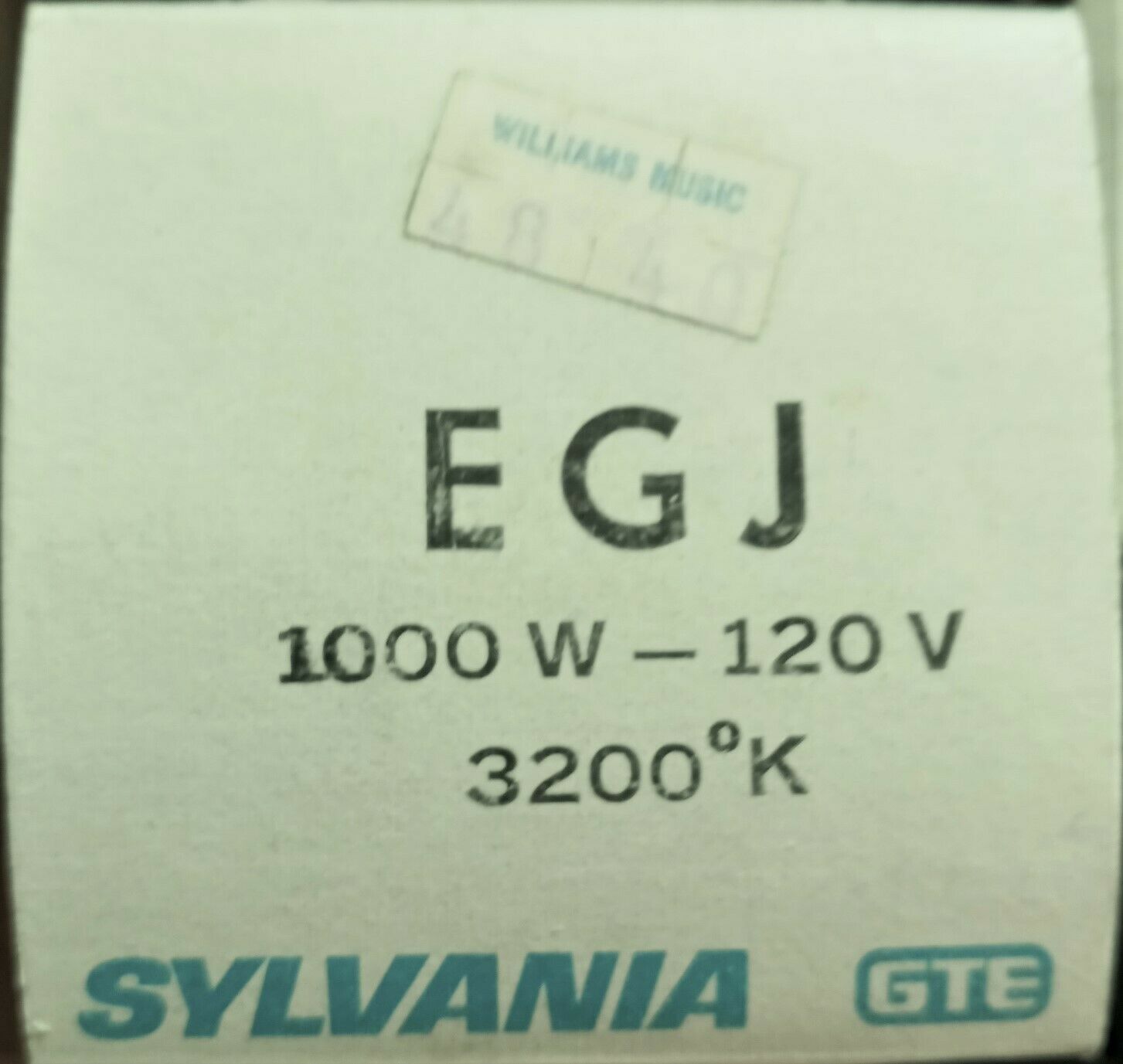 Sylvania Stage Lamp - Egj 1000w - Never Used, In The Box