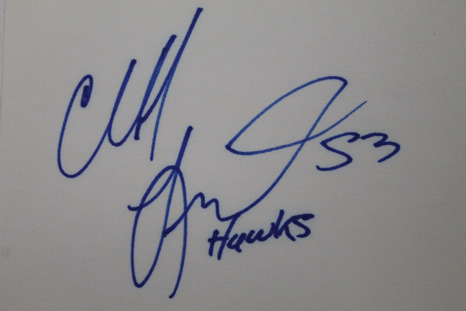 Cliff Levingston Atlanta Hawks Bulls Wichita St Autographed 3x5 Index Card 16l