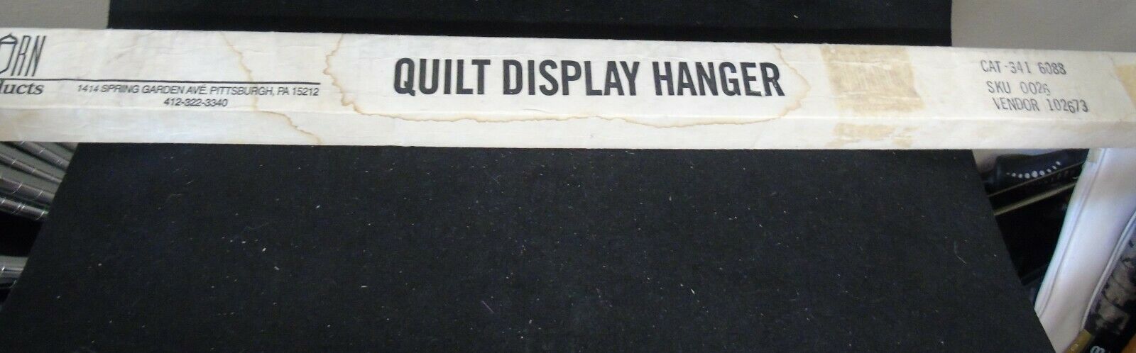 Quilt Display Hanger Acorn Products 36 Inch Boards