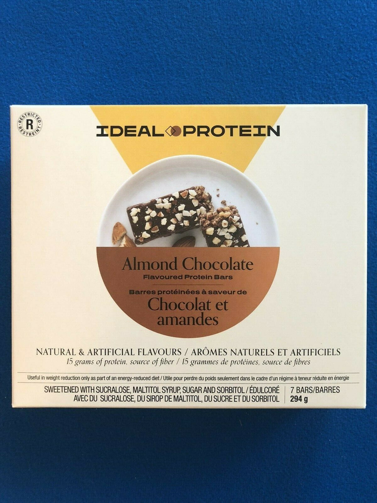 Ideal Protein Almond Chocolate Protein Bars - 7 Bars - Exp 7/31/22 - Free Ship