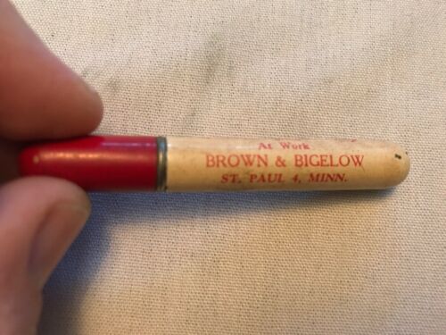 Brown & Bigelow Vintage Advertising Cigarette Lighter, St. Paul, Minn.
