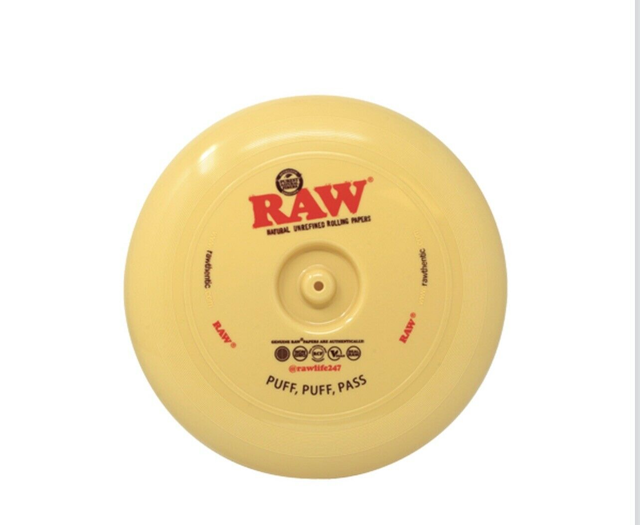 Raw Authentic Flying Disc Pass Game