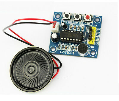 Isd1820 Voice Recording Playback Module Sound Recorder Board With Loudspeaker