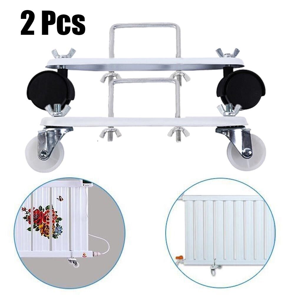 Wheels Casters Stand Carbon Steel Rotated 360° 2pcs Black/white Apartment