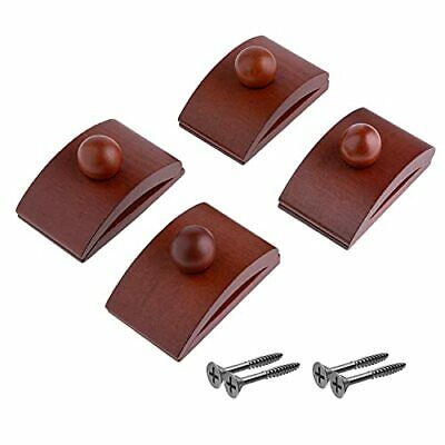 Classy Clamps Wooden Quilt Wall Hangers “ 4 Large Clips Dark And Screws For Wa
