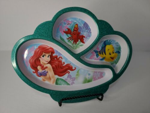 Disney Store Section Plate For Kids - Flounder Ariel - The Little Mermaid