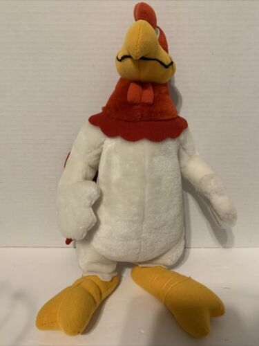 Vintage 12" Ace Novelty Looney Tunes Foghorn Leghorn Plush Rooster Chicken 1997