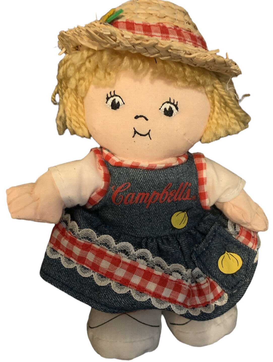 Vintage Cambells Soup Girl Plush Stuffed Vtg 2000