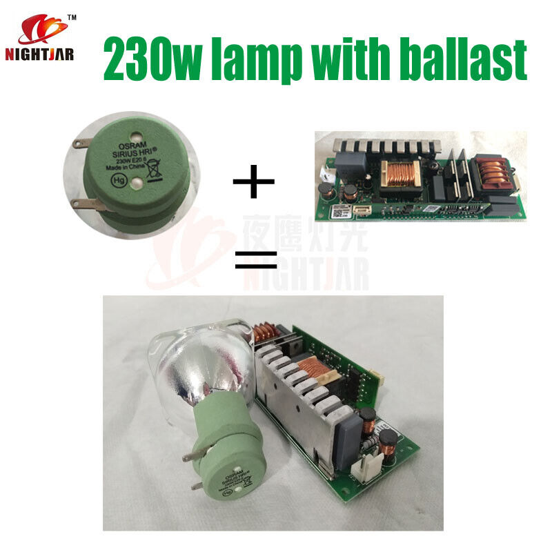 Stage 230w Osram Lamp 7r Bulb Wtih Ballast Ignitor  230w Beam  Moving Head Light