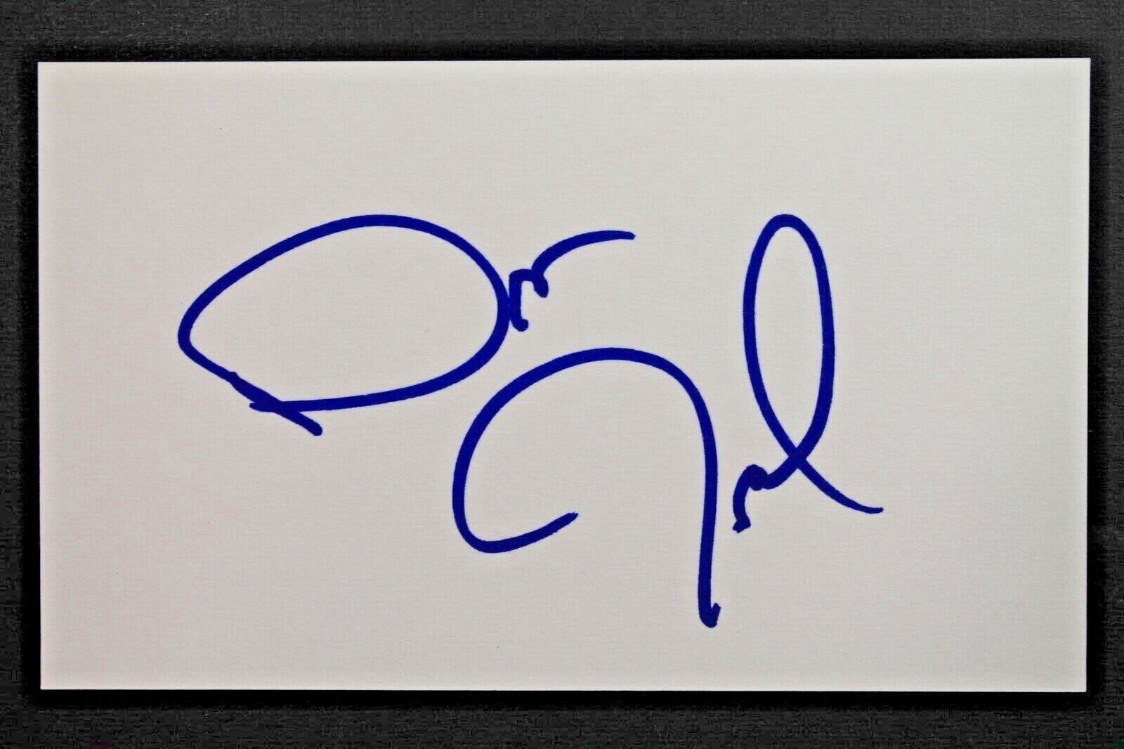 Dan Issel Kentucky Nuggets Hof Autographed Signed 3x5 Basketball Index Card