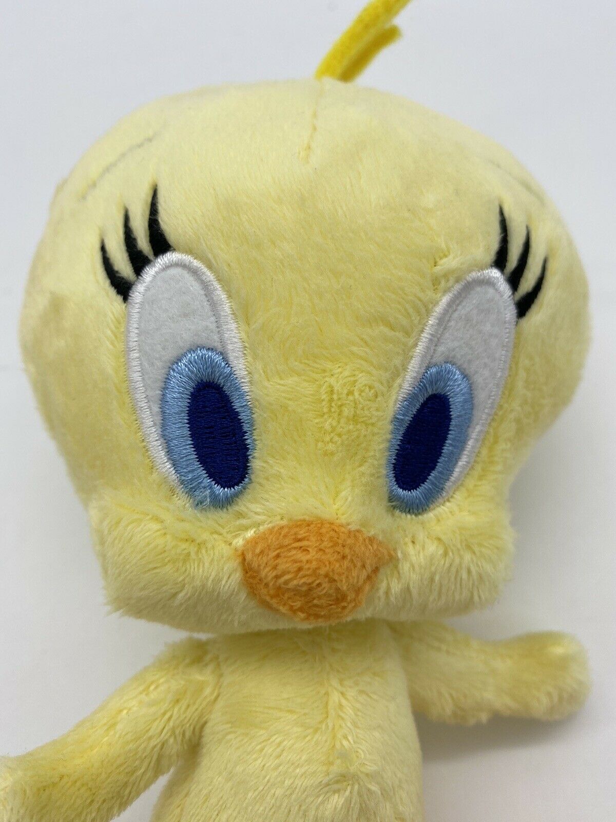Looney Tunes Plush Six Flags Tweety Bird Bean Bag Stuffed Toy 9” Yellow