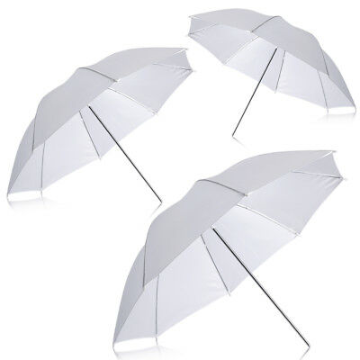 Neewer 3pcs 33" Studio Lighting Reflective Flash Translucent White Soft Umbrella
