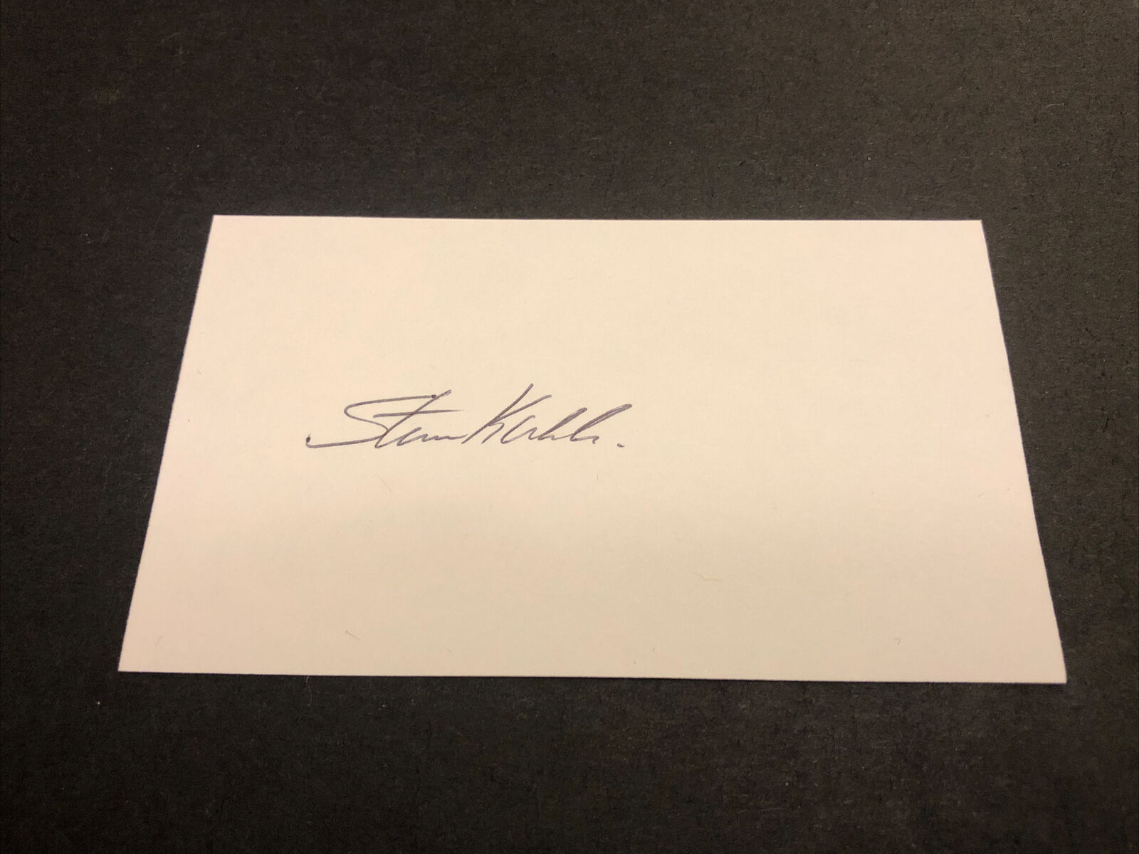 Steve Kuberski Signed Index 3x5 Autographed Card Boston Celtics Lot A