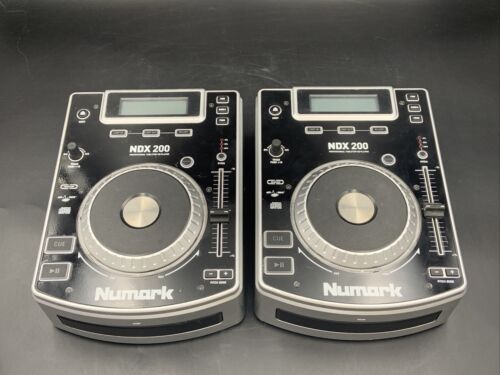 2 Numark Dj Ndx200 Professional Tabletop Cd Player Mix Loop 1 Works 1 For Parts