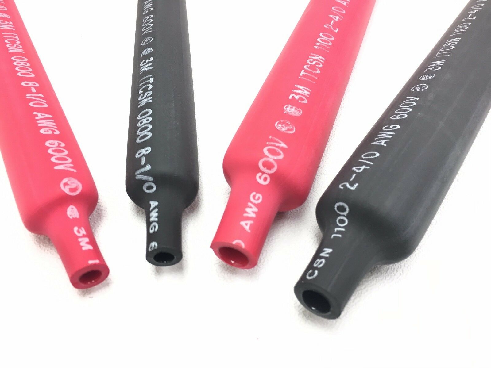 Heavy Wall 3m Itcsn Heat Shrink Tubing Adhesive Glue Lined Tubes 1 Foot Lengths