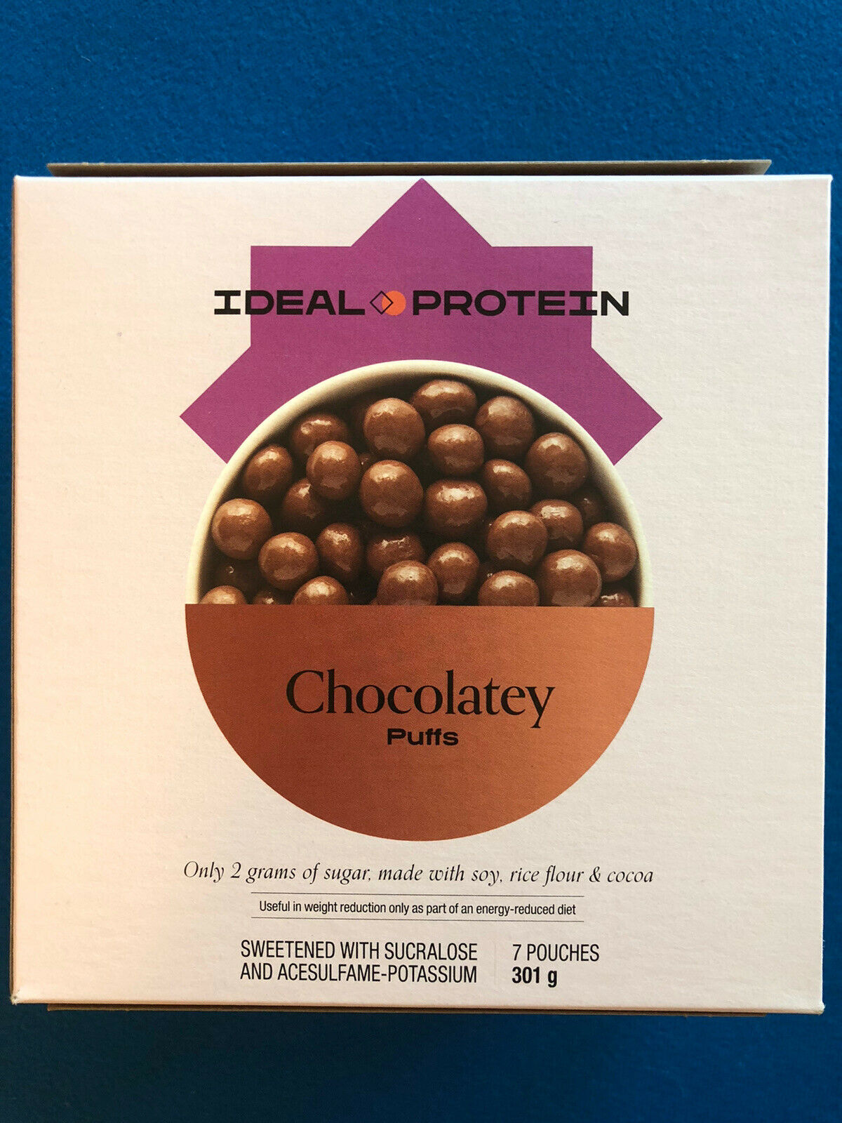 Ideal Protein Chocolatey Puffs - 7 Packets - Exp 5/31/22 - Free Shipping!