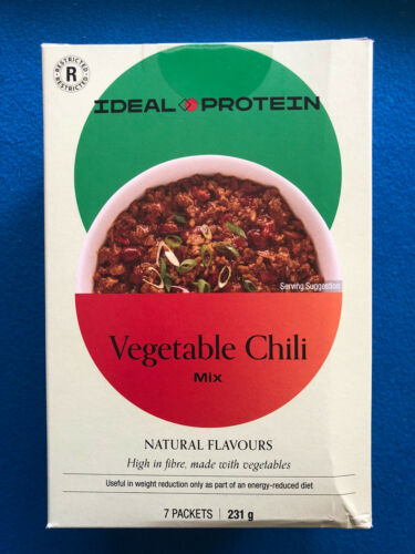 Ideal Protein Vegetable Chili Mix (new Mix)  7 Packets - Exp 2/28/22 - Free Ship