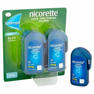 Nicorette Cools Lozenges Mint 4mg 80 Pack (4x20)
