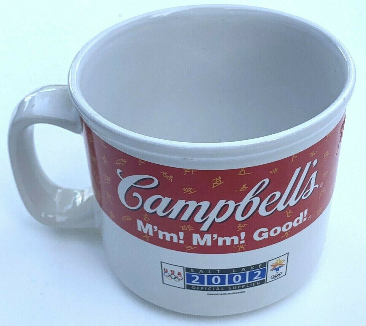 Campbell's Ltd Edition Salt Lake City Utah Us Olympic Ice Skater Soup Mug Cup