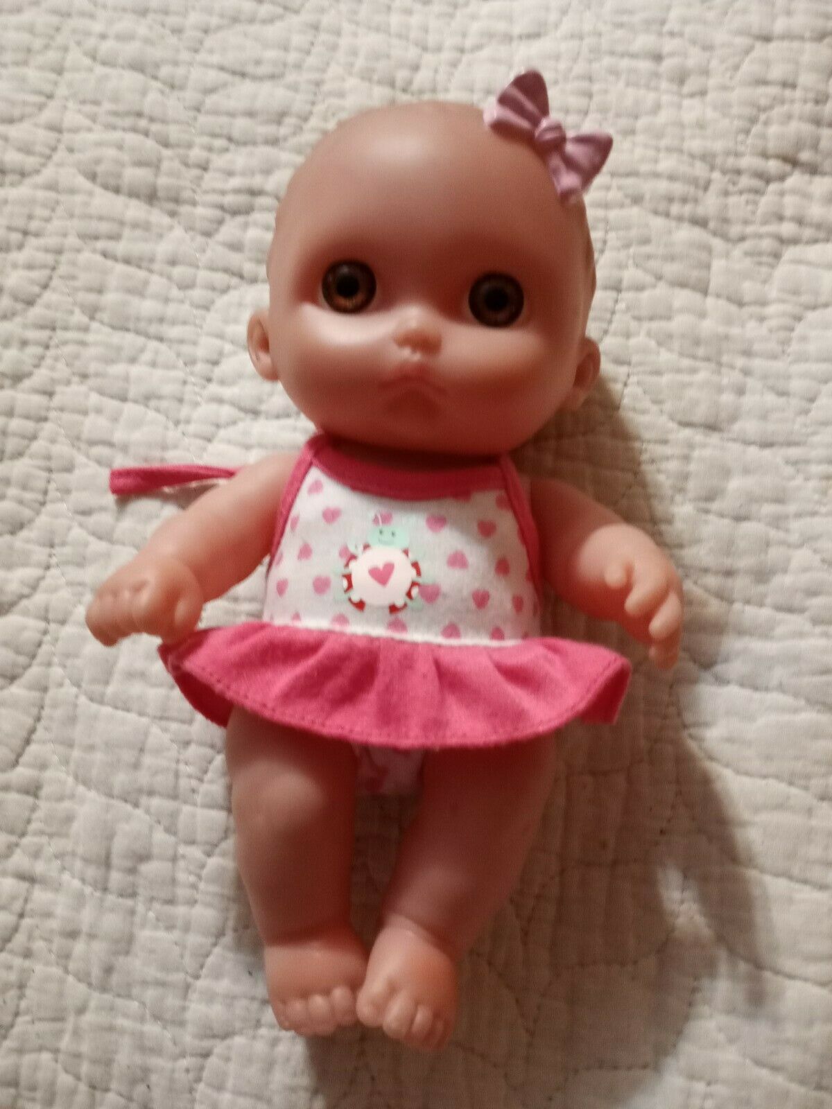Berenguer Baby Doll 06-14 Little Cutsies Fully Jointed Brown Eyes 9"