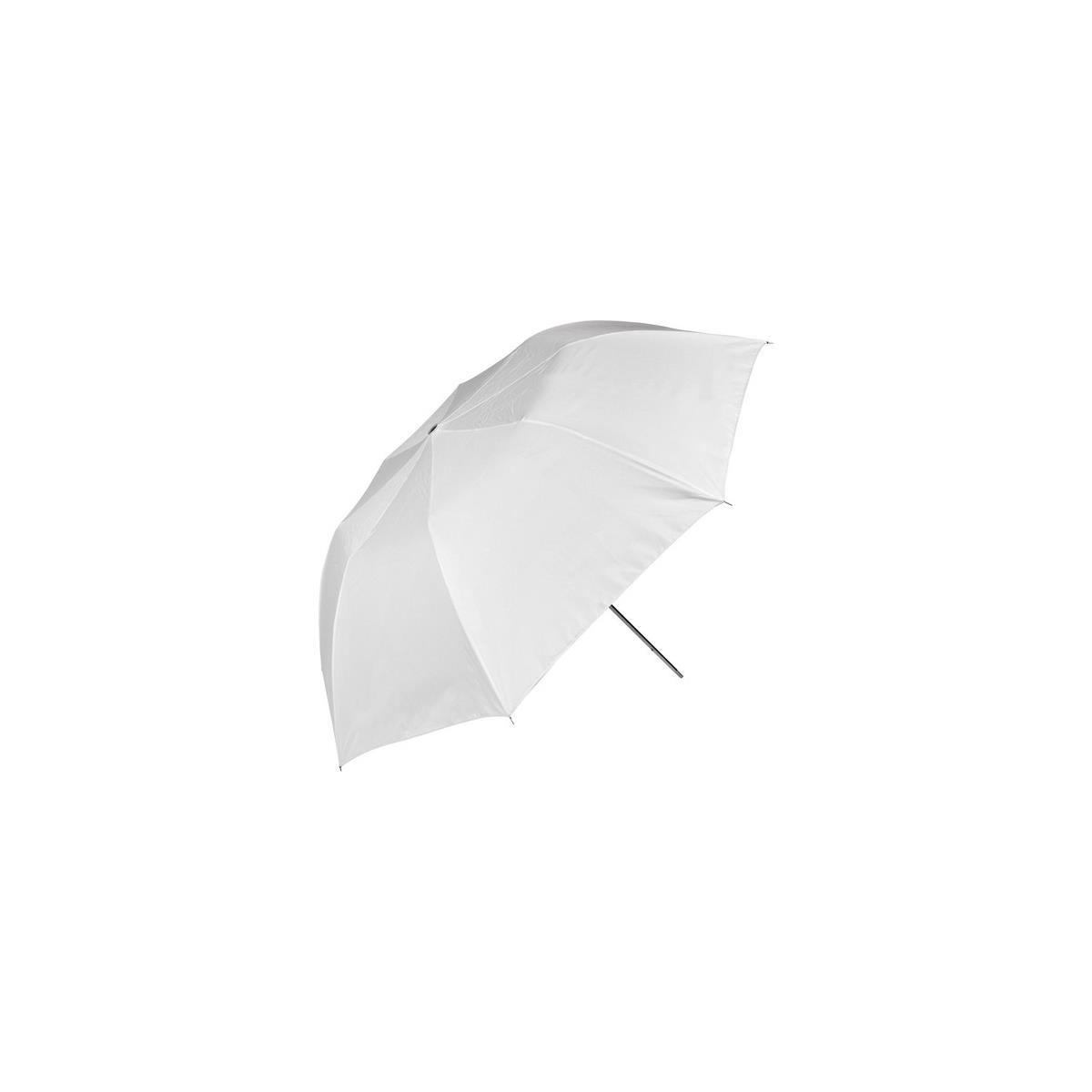 Westcott 43" Optical White Satin Collapsible Umbrella #2001