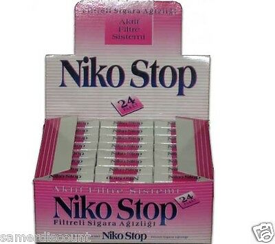 Niko Stop Cig Filter 24 Packs, 30 Filters/ In Each Pk  Total 720 Filters