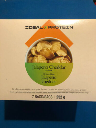 Ideal Protein Jalapeno Cheddar Crisps - 7 Packets - Exp 12/17/21 - Free Shipping