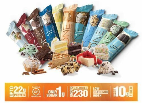 One Protein Bar Guilt Free Healthy Snack, Box Of 12 Bars - Pick Flavor