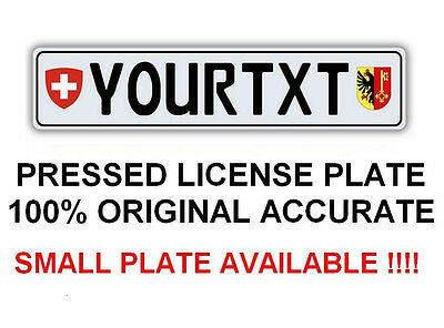 Customized Personalized European Union Car Euro License Plate Swiss Switzerland