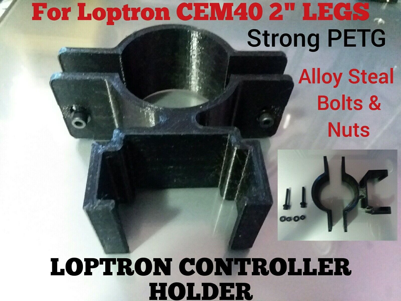 2" Tripod Leg Hand-control Holder For Ioptron Cem40. Tripod Leg Mount. Petg