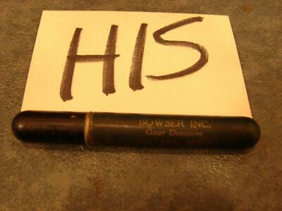 H15 Vintage Advertising Cigarette Lighter Bowser Inc Chelsea, Mich Pen Shape