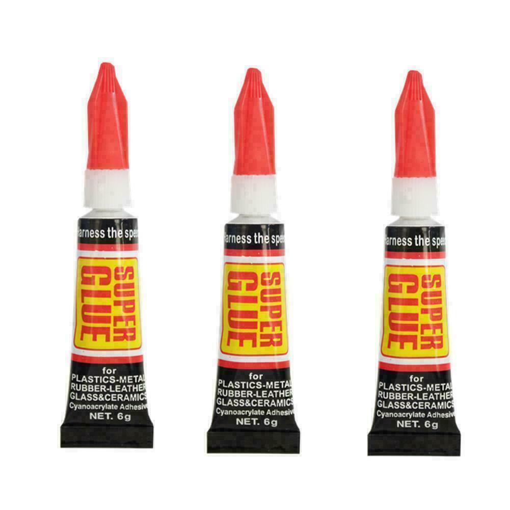 Super Glue Instant Quick-drying Cyanoacrylate Adhesive Strong Bond Fast V0o0