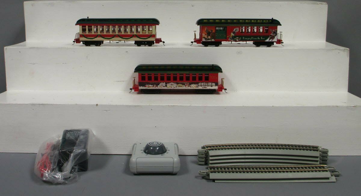 Hawthorne Village On30 Norman Rochwell's Holiday Express & Np&s Pass.car Set [3]