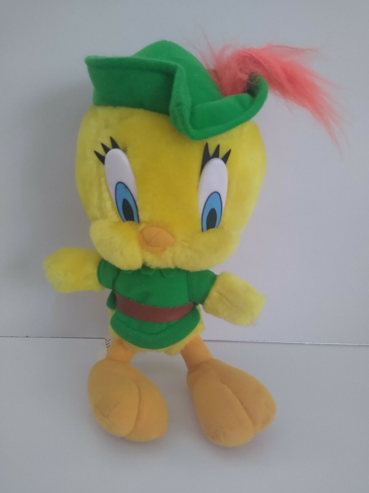 Warner Bros Looney Tunes Tweety Bird Robin Hood 10" Vintage Plush Doll