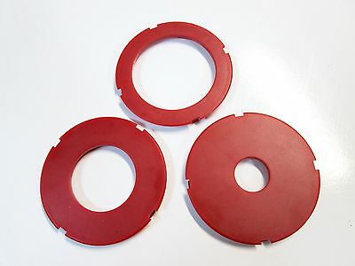 Router Table Insert Ring Set 97mm Od  Fits Sears Craftsman Ryobi Bosch Set Of 3